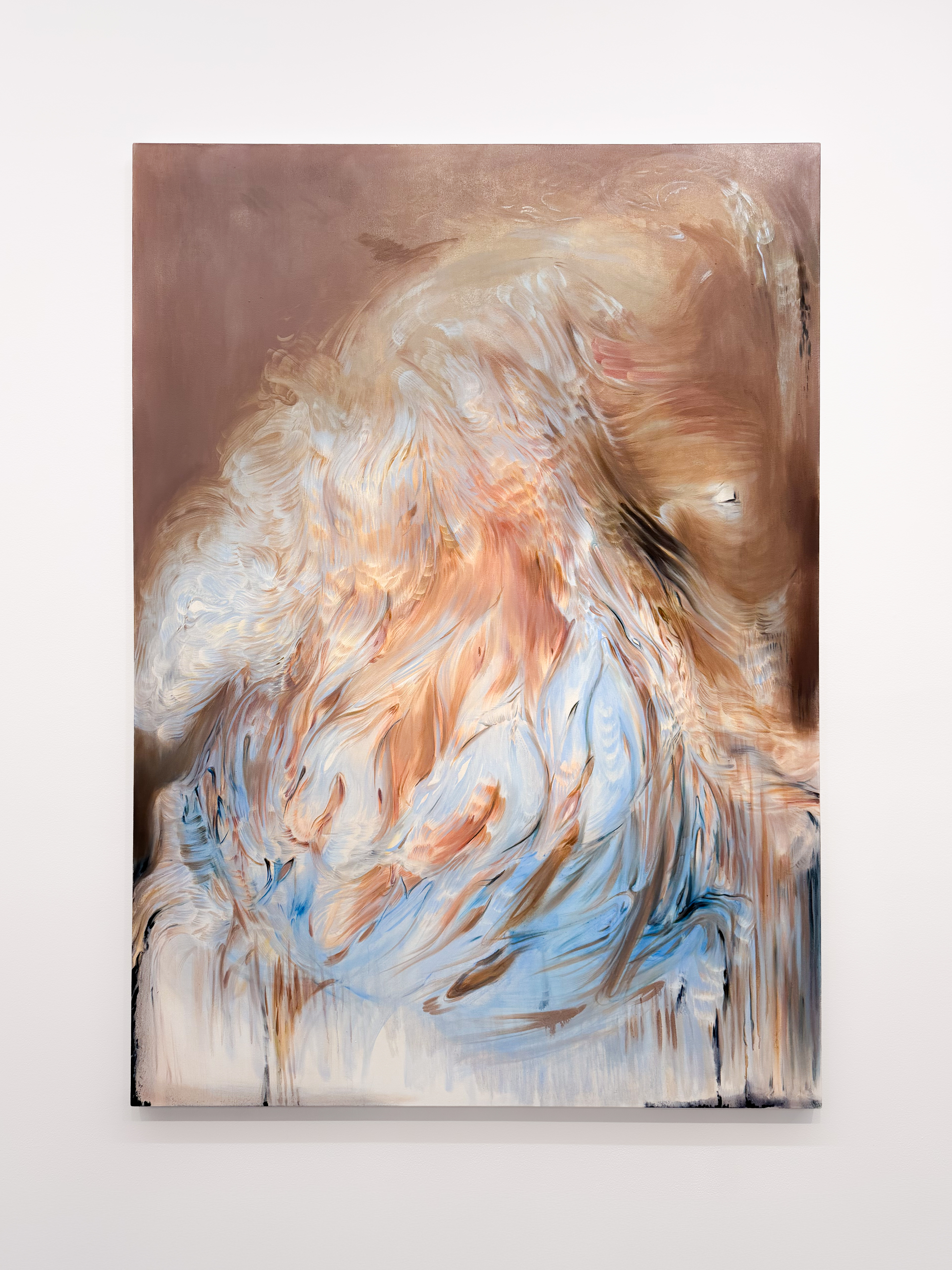 "Trotting Steed," oil on canvas, 86" x 60", 2026.